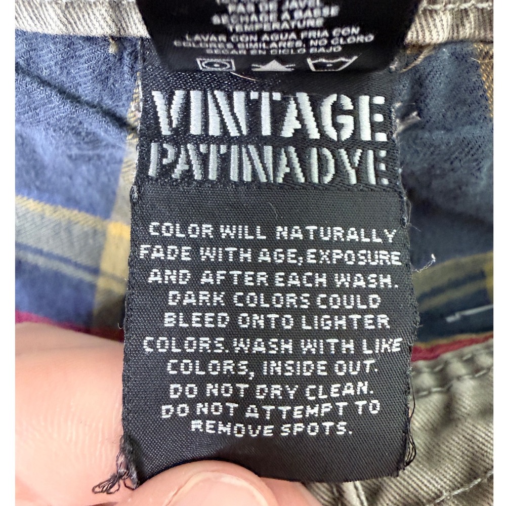 Kuhl Hot Rydr Flannel Lined Pants Mens 32x30 Brown Vintage Patina Dye Work - Picture 8 of 16